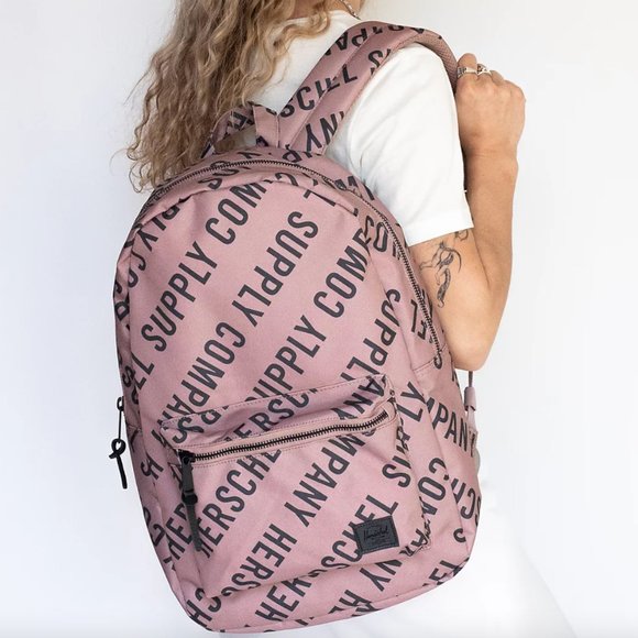 ✨NEW✨ Herschel Supply Pink Backpack Settlement Mid Roll Call Ash Rose Backpack Herschel Classic Backpack Ash Rose XL 30.0L - Walmart.com main image 3